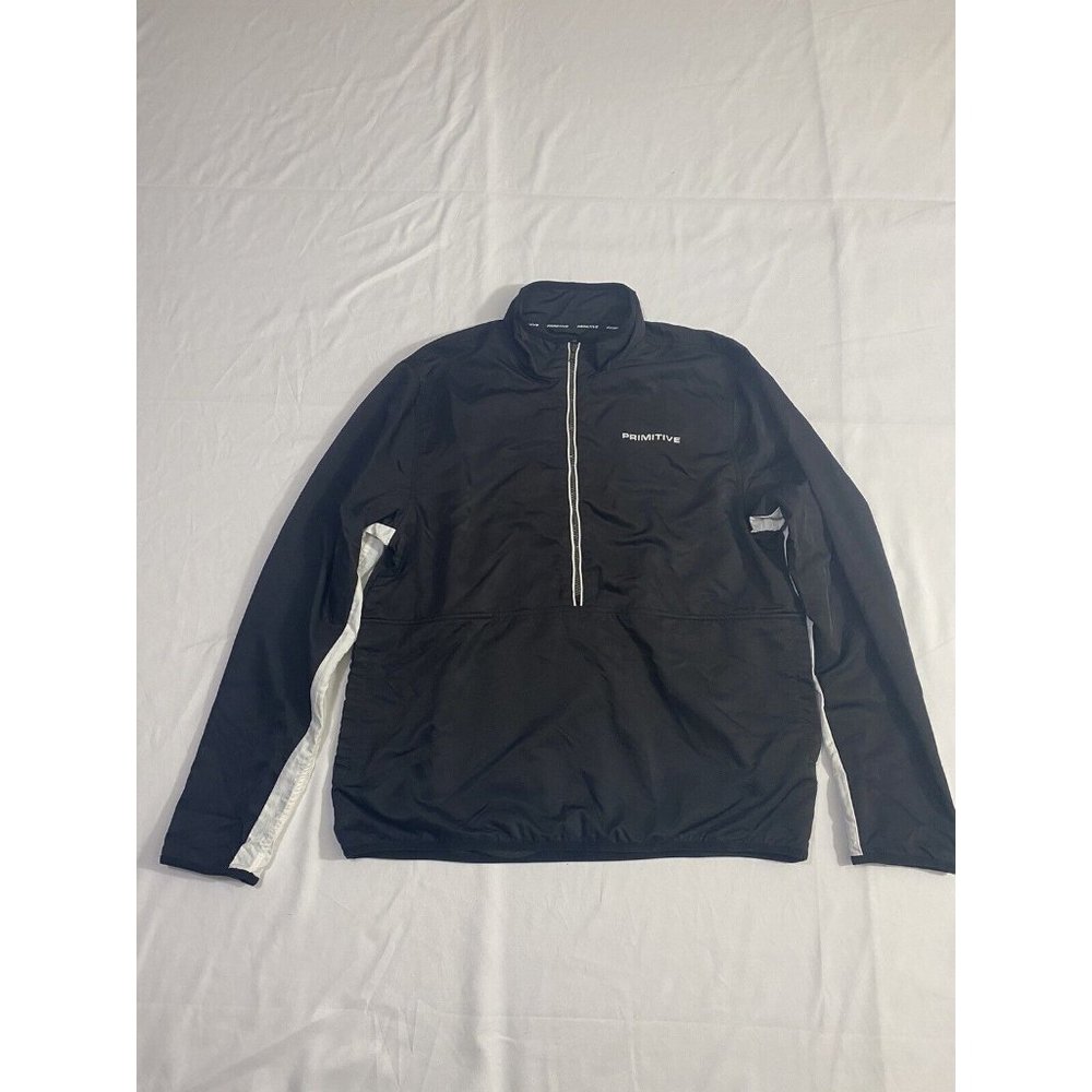 Pre-Owned Men’s Large Black Primitive 3/4 Zip Track Jacket